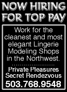 Secret Randezvous Hiring - 503-760-9648